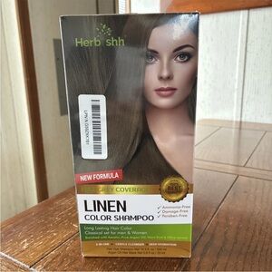 HERBISHH LINEN COLOR SHAMPOO Full Grey Coverage-Sealed